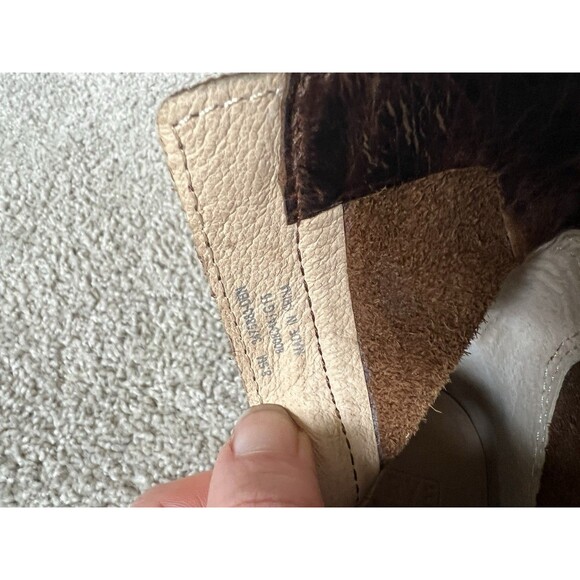 Frye Ray Seam Short Leather Bootie Women's Size 8.5 Dark Brown $298 - Picture 6 of 8